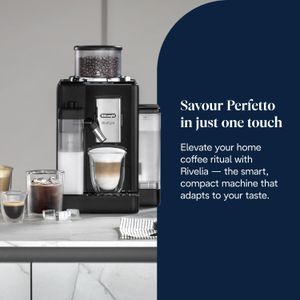 De'Longhi Rivelia Automatic Coffee Machine – Black