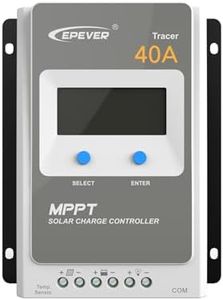EPEVER® MPPT Tracer4210AN 40A Regulador de carga solar 12/24V automático, conexión a tierra negativa común (Tracer4210AN)