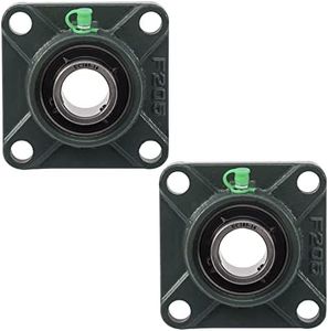 UCF205-16 Pillow Block Bearing, Mount Flange Bearing, 1" Bore Bearing Unit, 4-Bolt Flange, Self Aligning Cast Iron Housing, Set Screw Locking Style Flange Pillow Block Bearing