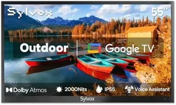 SYLVOX New 55” Outdoor Smart TV, Su