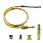 MENSI Robertshaw Thermostat Control Pilot Burner Assembly Replacement 1980-024 & 1980-036 Snap Fit Universal Thermocouple (36")