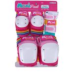187 KILLER PADS Six Pack Combo Pad Protection Kit including Knee Pads, Elbow Pads and Wrist Guards from and Moxi Skates - Child to Adult Sizes (Pink, XL Thick)