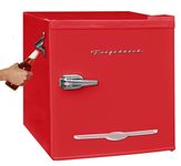 CURTIS INTERNATIONAL EFR176-RED 1.6 Cu Ft Retro Bar Fridge with Side Bottle Opener, Red