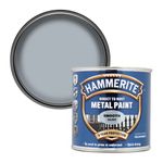 Hammerite 5084894 Direct to Rust Metal Paint - Smooth Silver Finish 250ML