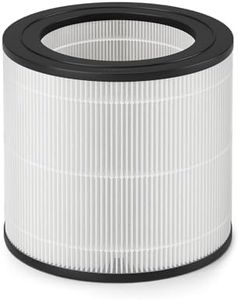 Philips Genuine Replacement Filter for Air Purifier AC0650, NanoProtect HEPA, 12 Months, Lifetime Indicator, Black/White (FY0611/30)