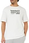 Timberland Men's T-Shirt, White, XXL