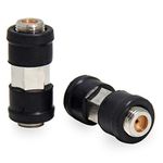 Outdoor Coaxial Cable Connector, 2-Pack RG6 Coax Coupler Barrel, F Female to Female Extension Connector 3GHz Weatherproof for Outdoor RG6 Cable, TV Cable