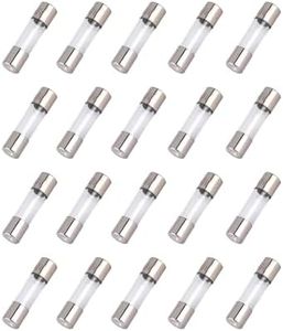 EC Buying 20 Pcs F1.5AL 1.5A 250V Fast-Blow Glass Fuses 0.2 x 0.78 inch/5x20 mm 1.5 amp 250 Volt,Quick Blow Replacement Fuses