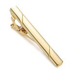 Happyupcity Metal Tie Clips for Men Necktie Tie Bar Pinch Clips Clasp Clip Clamp Pins for Business Party Wedding Anniversary Xmas Gift