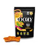 Kooky Gently Dried Banana Sharing Pack | No Added Sugar Dried Tropical Fruit Snacks for Kids and Adults | Food on The Go | Delicious Sugar-Free Healthy Snack | 380g