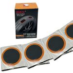 PAX 48 Pcs 50mmØ Round Inner Tube Patches, Puncture Flat Tire Repair Patch for Car, Truck, Tractor, Agricultural Vehicles, Motorcycle, BMX, ATVs, River Floating, Inflatable Rubber