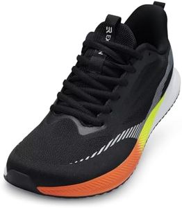 Men's Orthopedic Wide Toe Box Barefoot Shoes: Easy On/Off Orthotic Plantar Fasciitis Bunions Recovery High Instep, Tennis Driving Zero Drop Sole Walking Shoes Black Size 9.5