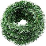 110 Feet Christmas Garland Artificial Green Pine Garland Greenery Garland for Xmas Holiday Wedding Party Outdoor Indoor Decoration