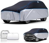 Hail Protector Car Cover for SUV(Length:Length:201"-218") + Gift Windshield Sunshade, Multi-Layered EVA Hail Proof Car Cover, Padded Car Hail Protector Cover for Tahoe,Expedition, Escalade,Yukon etc.