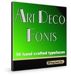 Art Deco Font Set