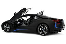 rastar Officially Licensed Bmw I8 Authentic W Open Doors Rc Vehicles Scale 1 14 By Rastar Black