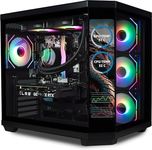 ionz Gaming Desktop PC, Ryzen 7 9800X3D, Nvidia RTX 5080, 32GB DDR5 RAM, 2TB NVMe SSD, Windows 11, 1000W 80+ PSU (Apex Vision, Black) 007 First Light GeForce RTX 50 Series Bundle