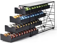 Bagoo Coffee Pods Holder for Nespresso Vertuoline Drawer Multi Tier for Vertuo Capsules Storage (4 Tier)