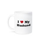 3dRose I Love My Husband Ceramic Mug, 15-Ounce