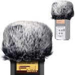 Furry Outdoor Microphone Windscreen Muff for Zoom H2N/H4N Portable Digital Recorders, Zoom Mic Windscreen Fur Windshield Dead Cat Wind Cover for Zoom H4n by YOUSHARES