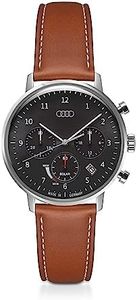 Audi collection Unisexe Adulte Analogique Automatique Suisse Montre avec Bracelet en Cuir 3102300200