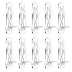 20PCS Plastic Shelf Supports, Shelf Support Pegs Kitchen Cabinet Shelf Clips, Cabinet Shelf Pegs Plastic Locking Shelf Pegs for Supporting Closets Cabinets Bookcases Shelves Kitchens (2.24×0.67inch)