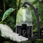 Coospider 3.8L Reptile Fogger Humidifier, Terrariums Fog Machine, Quiet Reptiles Mister with Auto Shut-Off, Reptile Misting System Perfect for Various Reptiles/Amphibians/Herps/Paludarium/Vivarium
