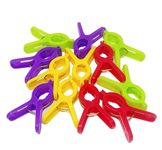 Rainbow Drywell 2 Dozen Clips Heavy Duty Anti Rust Cloth Peg/Clothes Clip/Quilt Drying Pins/Pegs for Hanger/Rods/Ropes/Towel Dryer Clothes (24 Cloth Clip for Cloth Drying Stand)