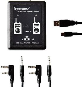 Surecom Mcbazel SR-629 2 in 1 Duplex Cross Band Radio Repeater Controller with Radio Cable for Walkie Talkie