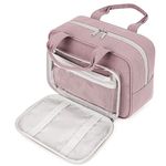 Full Size Toiletry Bag Large Wash Bag Makeup Bag Travel Organizer Cosmetic Bag for Women (Dusty Rose)