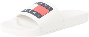 Tommy Hilfiger Men's TJ Pool Essentials Slide, Natural, EU 41/US 8