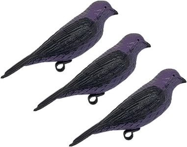 S&K Purple Martin Decoys – Pack of 3 Lifelike Plastic Decoys to Attract Colonizing Martins
