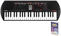 Casiotone Mini Keyboard SA-81 with Piano tones, Black