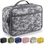 Zulay Insulated Lunch Bag - Thermal Kids Lunch Bag With Spacious Compartment & Built-In Handle - Portable Back To School Lunch Bag For Kids, Boys, & Girls To Keep Food Fresh (Digital Camouflage)