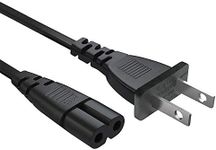 Power Cord Replacement for HP Envy 4500 5530 4520 7645 50557640 6055 4510 5540 5010 4511 5660 5535 100 110 120 200, HP OfficeJet Pro 6500 8600 4620 6830 6600 2 Prong Printer AC Power Cable-UL