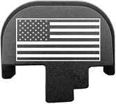 BASTION for Smith & Wesson M&P M2.0 9mm/.40 Cal/45 ACP Full Size ONLY Laser Engraved Rear Butt Cover Backplate - USA Flag