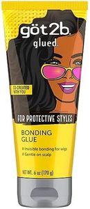 Got2b Glued Bonding Glue, For Protective styles, Gentle on Scalp, Wig Glue 6 oz