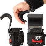 Premium Weight Lifting Wrist Hooks Straps for Maximum Grip Support - Deadlift Gloves and Grip Pads Alternative in Fitness Gym Power Training Like Pull Up Deadlifting & Shrugs