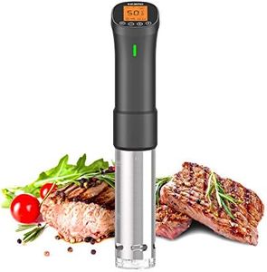 Inkbird Sous Vide Cooker, 1000 Watts Wi-Fi Sous Vide Machine ISV-200W, Accurate Temperature & Timer Control, 3D Immersion Circulator Slow Cooker for Sous Vide Cooking