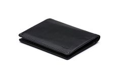 Bellroy Slim Sleeve Wallet (Leather Front Pocket Wallet, Thin Bifold Design, Holds 4-12 Cards, Folded Notes) - Black