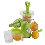 DAAS KITCHENWARE Modern Plastic Fruit and Vegetable Juicer | Steel Handle | with Vacuum Locking System (Green), Standard (DAAS 4054)