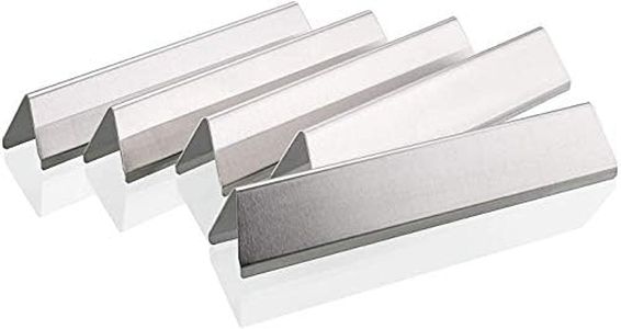 Denmay 7636 38.8CM Flavorizer Bar en Acier Inoxydable 1.3mm pour Weber Spirit 300 E310 E320 E330 S310 S320 S330, Spirit II 300 Series Grills, Grill Parts for Weber Spirit 300 Series (contrôle Avant)