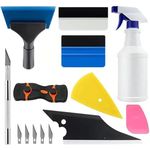 14PCS Car Window Tint Application Tool Kit, Car Tint Film for Window Car Paint Protective Film Application Tool Kit Auto Vinyl Wrap Installation Kit for Car, Squeegee Tool Utility Cutter Set for Vinyl