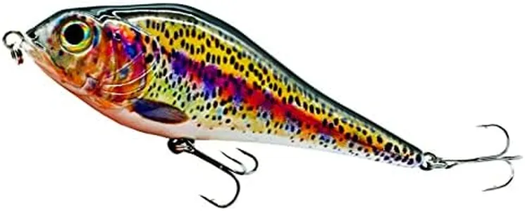Fishing Lure Bait JerkBait Swimbait Minow Muskie Pike Catfish Lures Lifelike Fish Fishing Tool 6" (D-1PCS)
