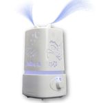 Drumstone ( NEW STOCK with 15 YEARS WARRANTY ) Ultrasonic 3L Humidifier Aroma Diffuser 7 Color LED with Carve Essential Oil Diffuser Mist Maker for Home Office Baby Room Bedroom