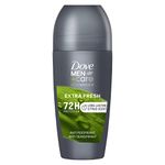 Dove Advanced Extra Fresh Antiperspirant Deodorant Roll On deodorant for men with Triple Action Technology for 72h sweat & odour protection 50 ml