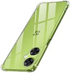 TheGiftKart Crystal Clear Back Cover Case for OnePlus Nord CE 3 Lite 5G | 360 Degree Protection | Shock Proof Design | Transparent Back (Silicone | Transparent Bumper)