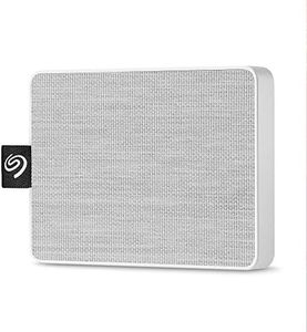 Seagate One Touch SSD 1TB External Solid State Drive Portable – White, USB 3.0 for PC Laptop and Mac, 1yr Mylio Create, 2 months Adobe CC Photography (STJE1000402)