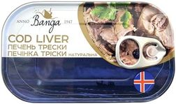 Banga Cod Liver Natural Canned, 115