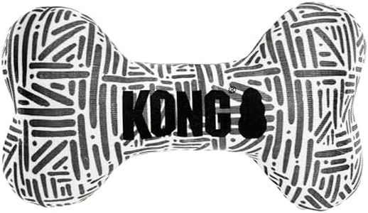 KONG - Maxx Bone - Durable Squeaker Plush Dog Toy - for Small/Medium Dogs